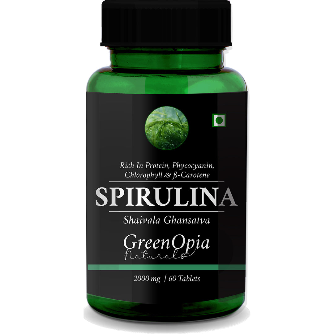GreenOpia Spirulina Extracts 60 Vegetarian Tablets
