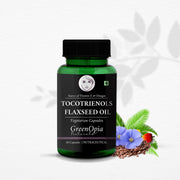 GreenOpia Tocotrienols + Flaxseed Oil 60 Liquid Filled Vegetarian Capsules