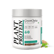 GreenOpia Plant Protein – Chocolate Flavour | 500g | 24g Plant-Based Protein | Dairy-Free, Gluten-Free, Gut Friendly