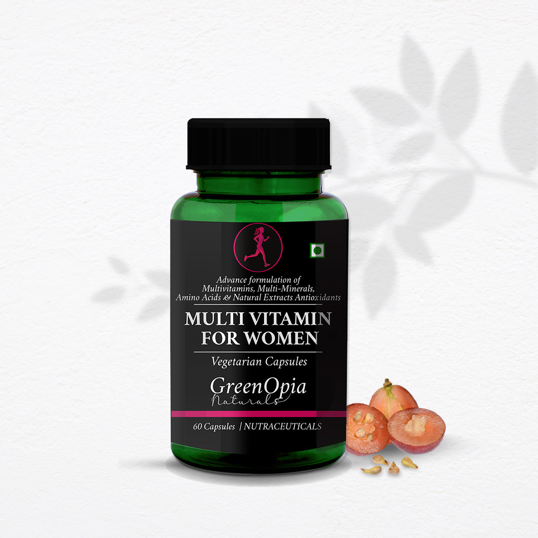 Daily Multivitamin Capsules for Women – Plant-Based Energy and Skin Support Formula