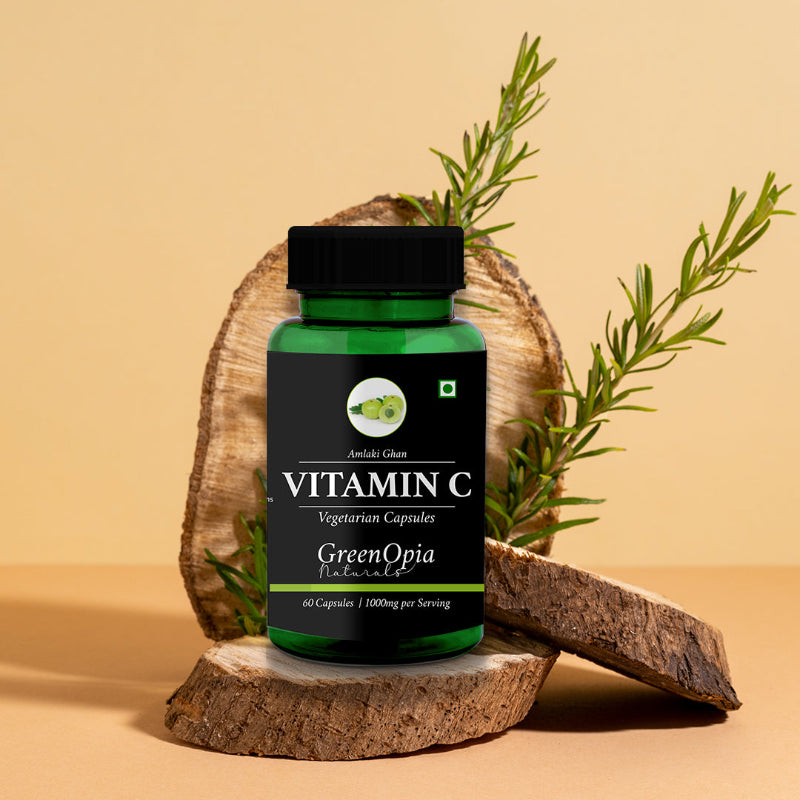 Amla (Indian Gooseberry) extract used as a natural source of vitamin C in GreenOpia capsules