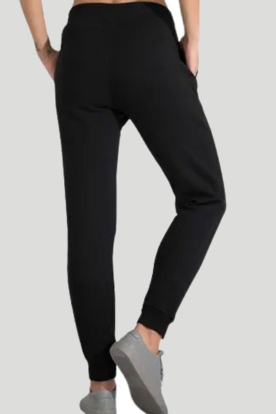 Tapered fit stretchable pants – Greenopia back view