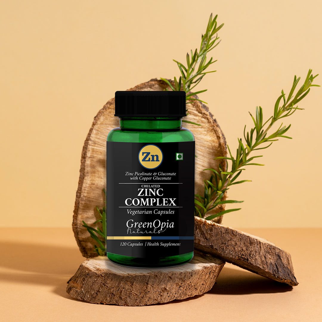 GreenOpia Zinc Complex 60 Vegetarian Capsules