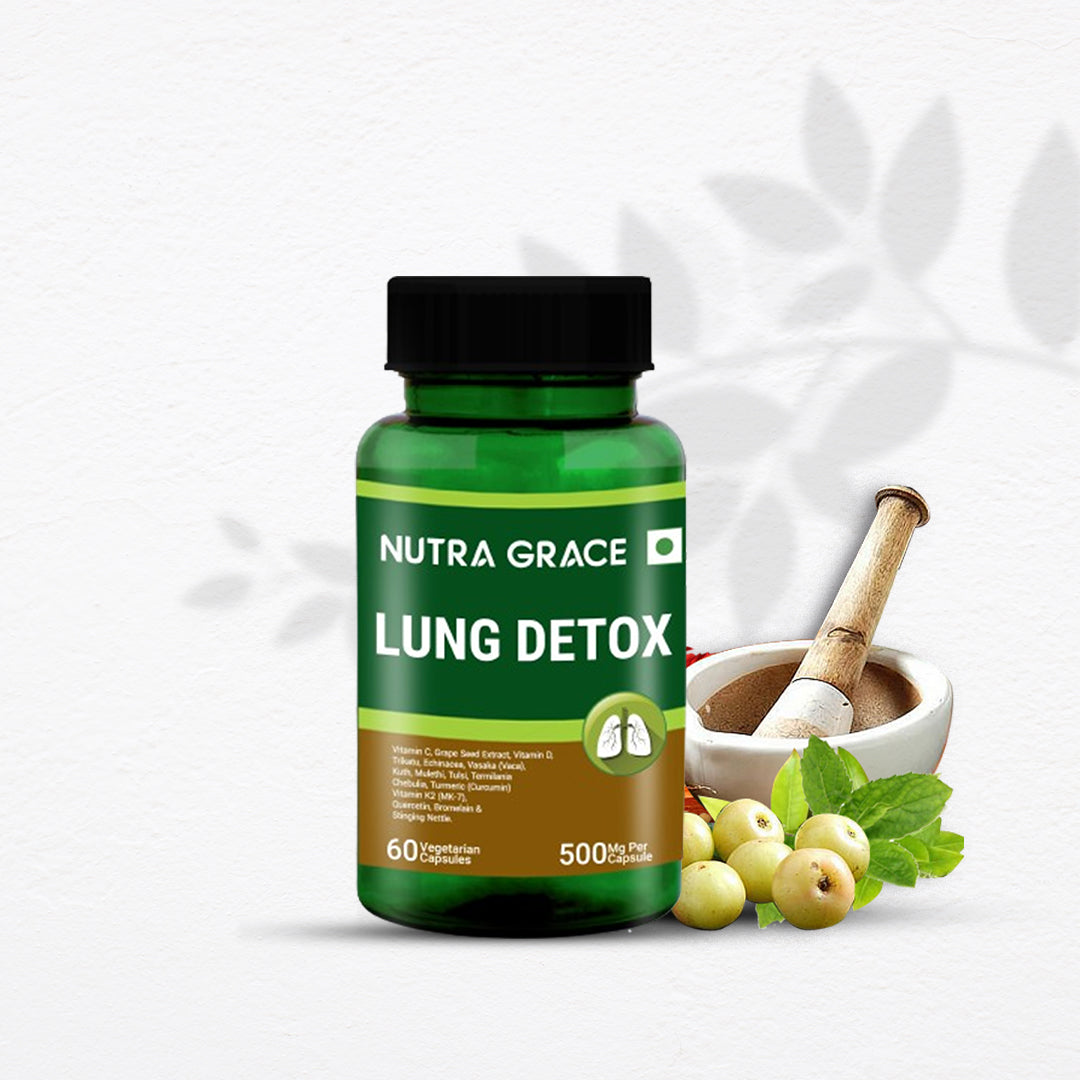 Lung Detox Vegetarian Capsules for healthy lungs